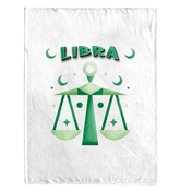 Libra Sherpa Blanket | Zodiac Series 2 - Beyond T-shirts